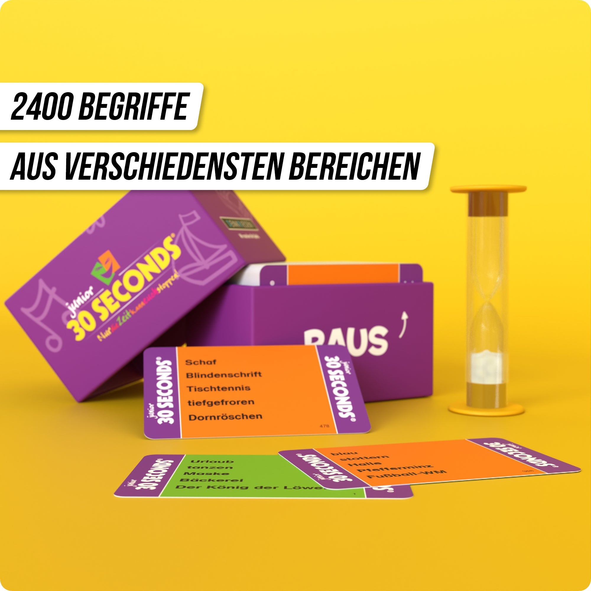 Wissensspiel Denkriesen 30 Seconds® Junior - "Nur die Zeit kann euch stoppen!"