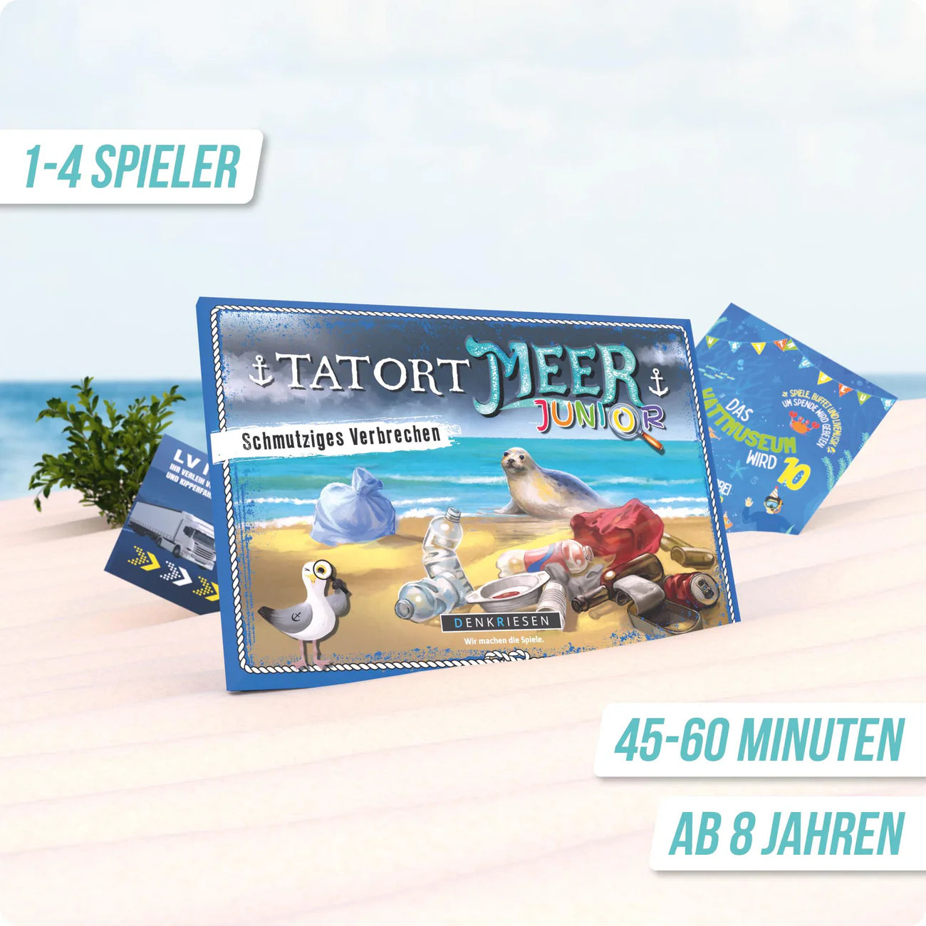 Rätselspiel Denkriesen Tatort Meer Junior | Schmutziges Verbrechen | Fall 3