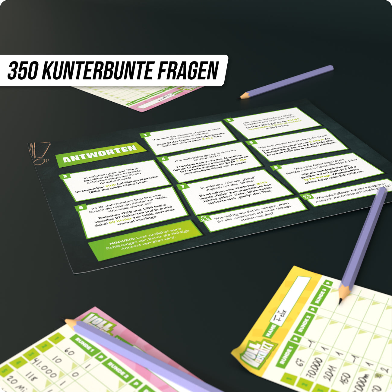 Wissensspiel Denkriesen VOLL VERSCHÄTZT! | Junior Edition