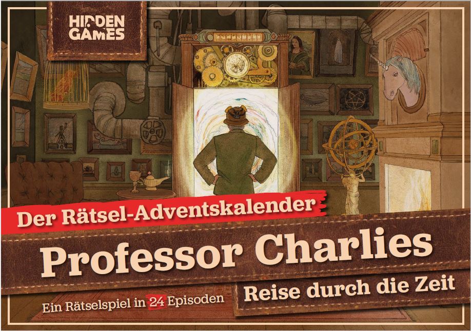 Rätselspiel Pegasus Spiele Professor Charlies Reise durch die Zeit