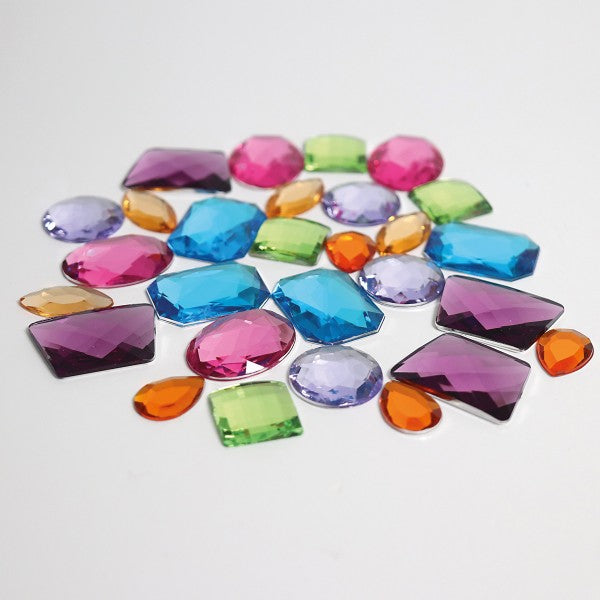 Open-ended Play GRIMM'S Spiel und Holz Design 28 Riesen Glitzersteine