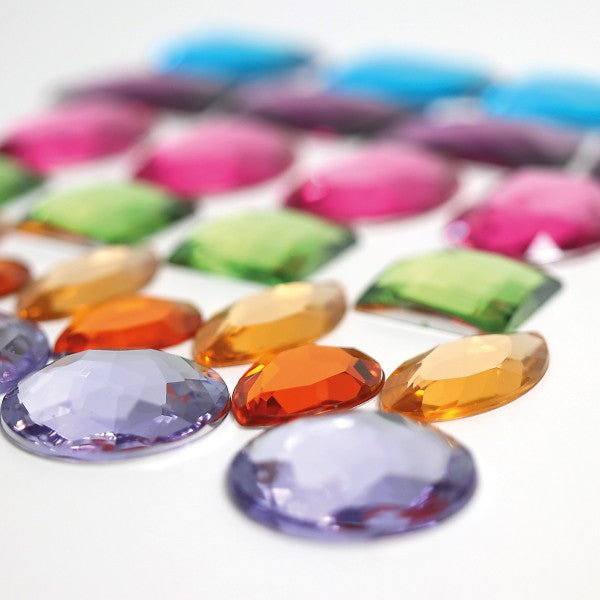 Open-ended Play GRIMM'S Spiel und Holz Design 28 Riesen Glitzersteine