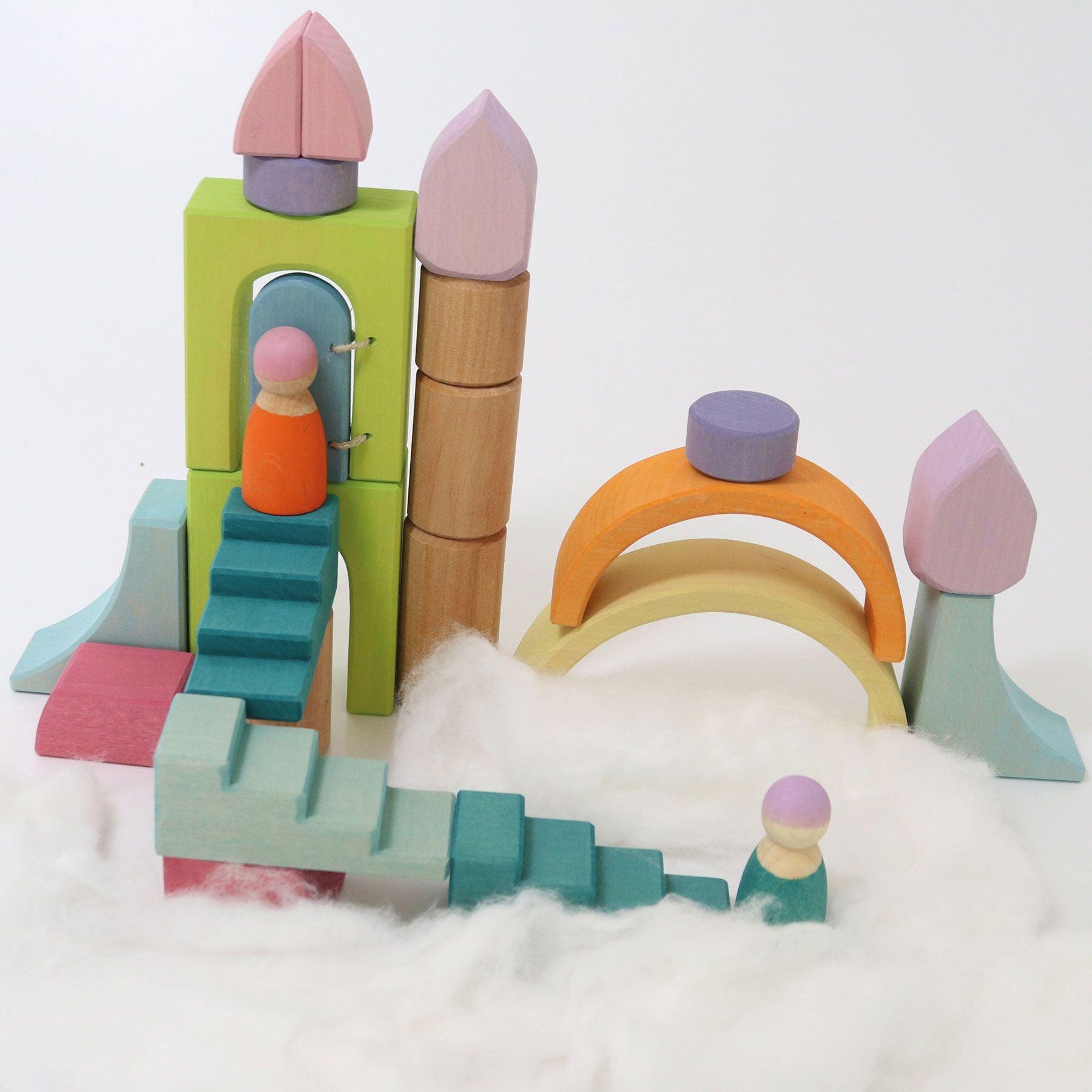Open-ended Play GRIMM'S Spiel und Holz Design Bauwelt Wolkenspiel