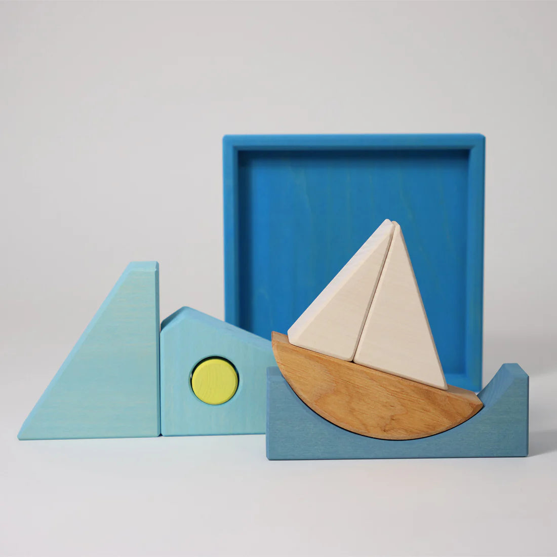 Open-ended Play GRIMM'S Spiel und Holz Design Bauspiel Blau