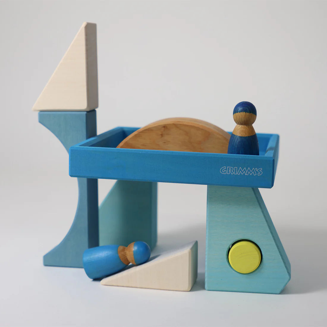 Open-ended Play GRIMM'S Spiel und Holz Design Bauspiel Blau