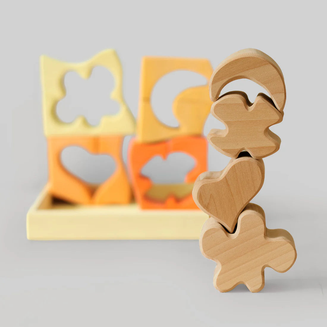 Open-ended Play GRIMM'S Spiel und Holz Design Bauspiel Gelb