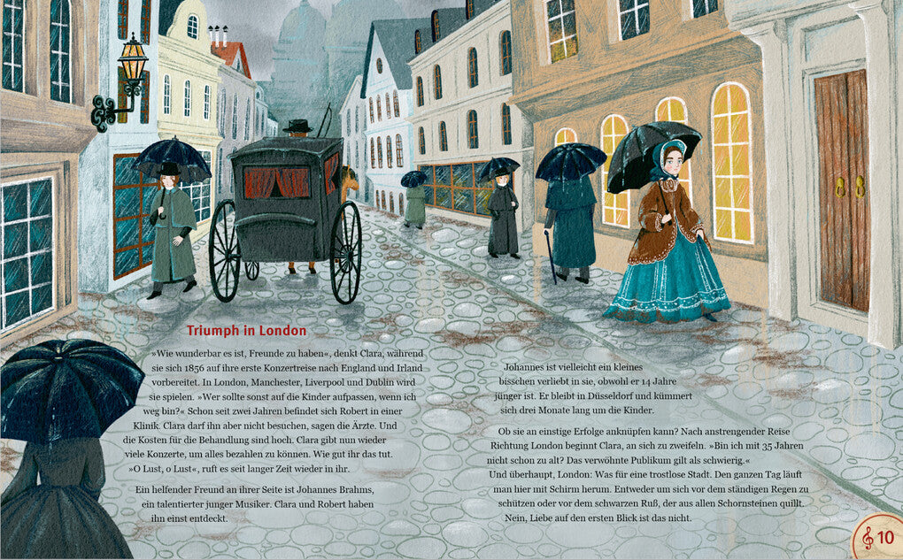 CD Amor Verlag Clara Schumann. Triumph in London. Eine Pianistin begeistert.