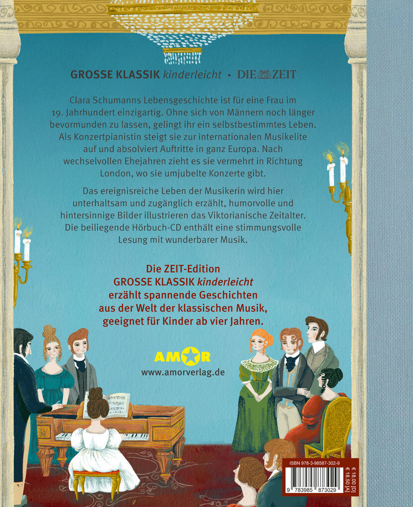 CD Amor Verlag Clara Schumann. Triumph in London. Eine Pianistin begeistert.