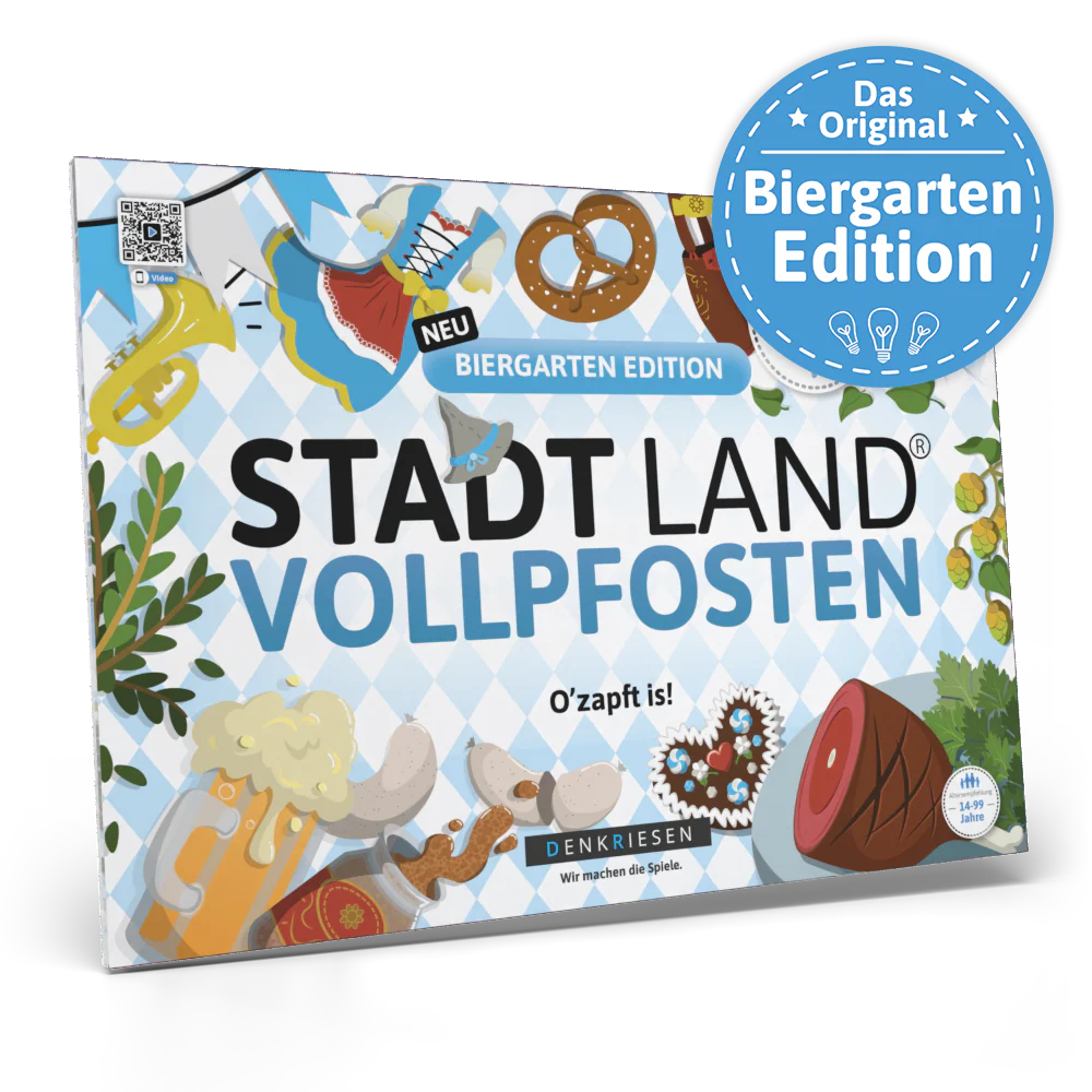 STADT LAND VOLLPFOSTEN® - Biergarten Edition - "O'zapft is!"