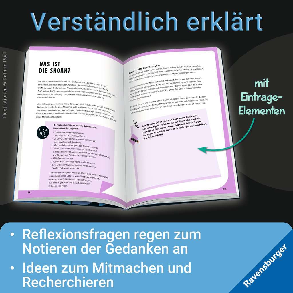 Bilderbuch Ravensburger Antisemitismus. Dein Eintragebuch