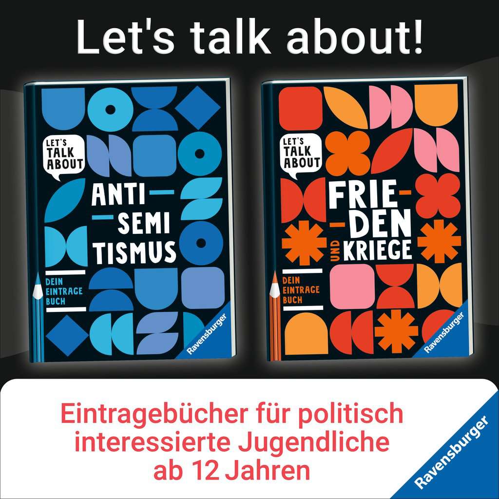 Bilderbuch Ravensburger Antisemitismus. Dein Eintragebuch