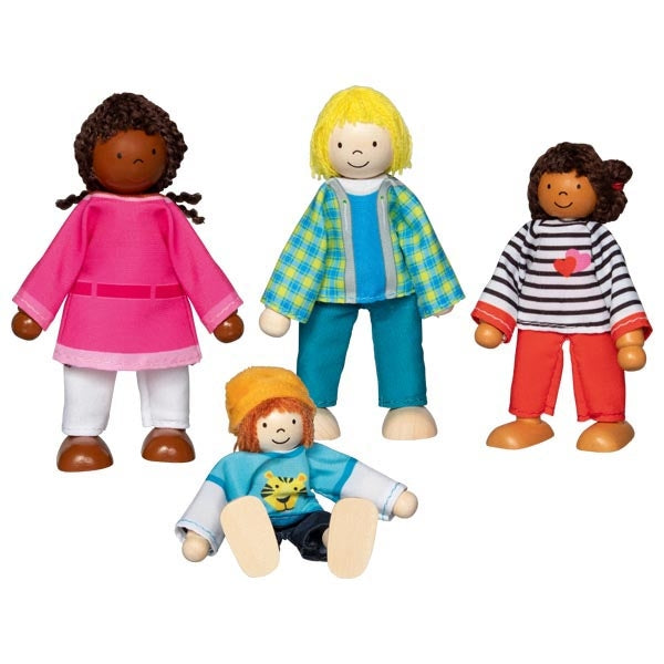 Puppen goki Biegepuppen Interkulturelle Familie
