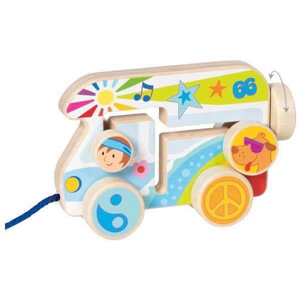 Nachziehen & Schieben goki Ziehfahrzeug Camper Van