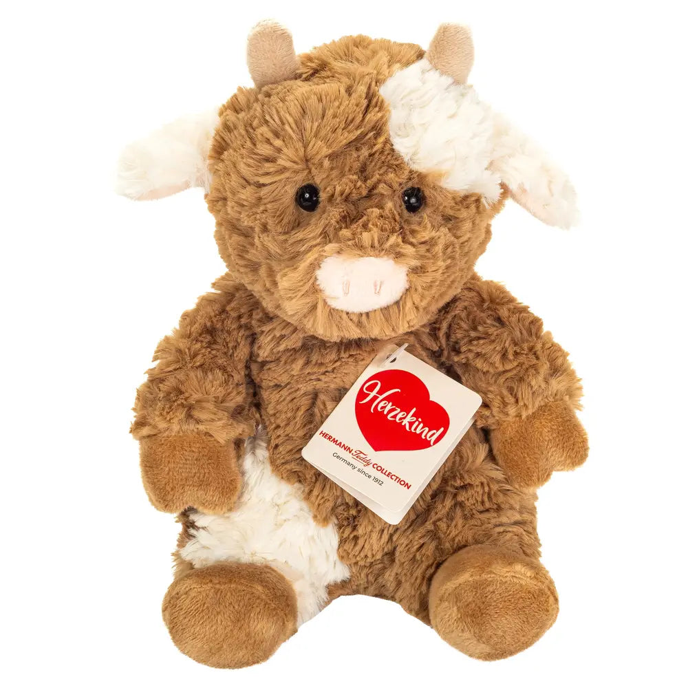 Plüschtier Teddy Hermann Teddy-Herrmann ⎮ Bauernhoftiere, 3-fach sortiert ⎮ 20 cm Kuh