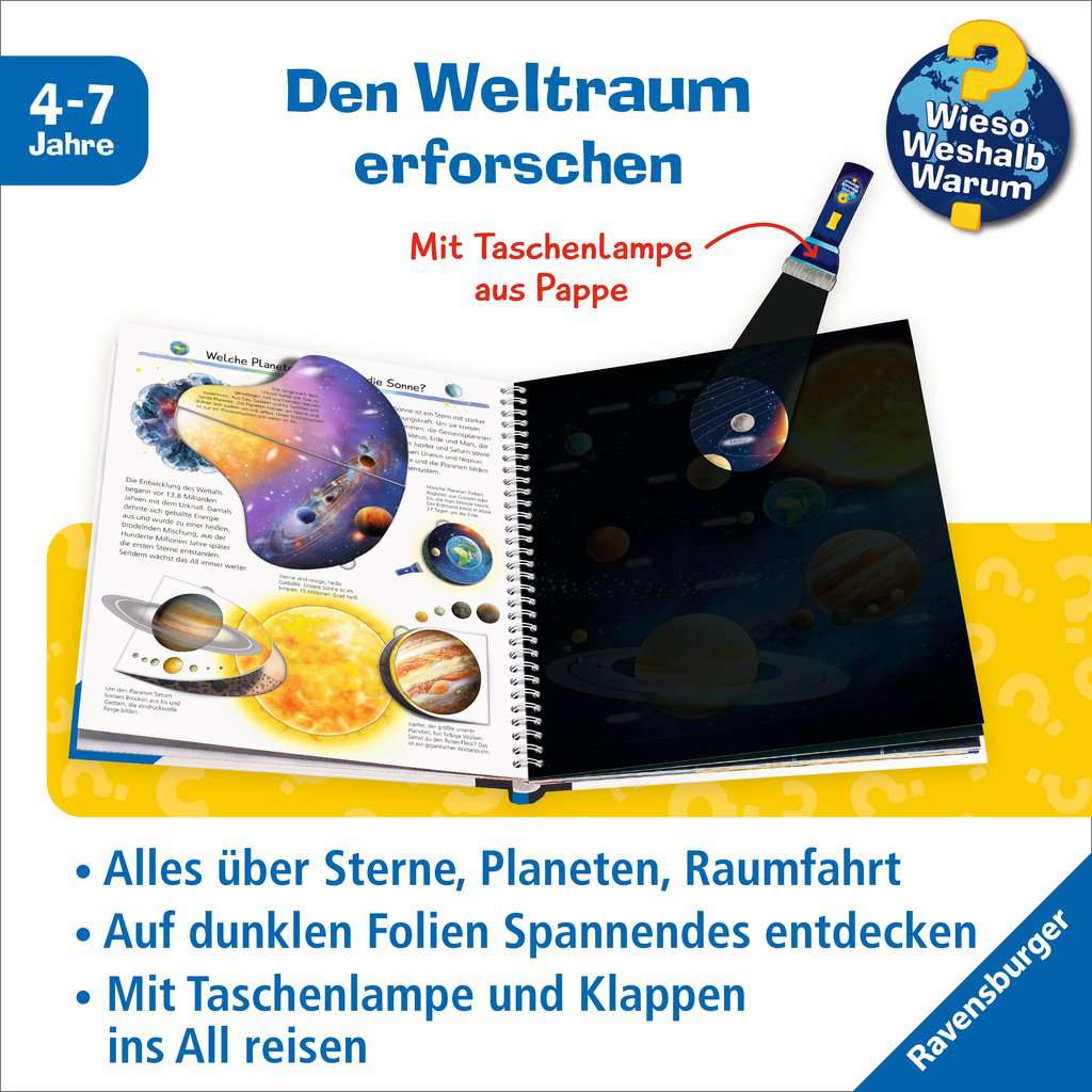 Sachbuch Ravensburger Leuchte & Entdecke: Weltraum
