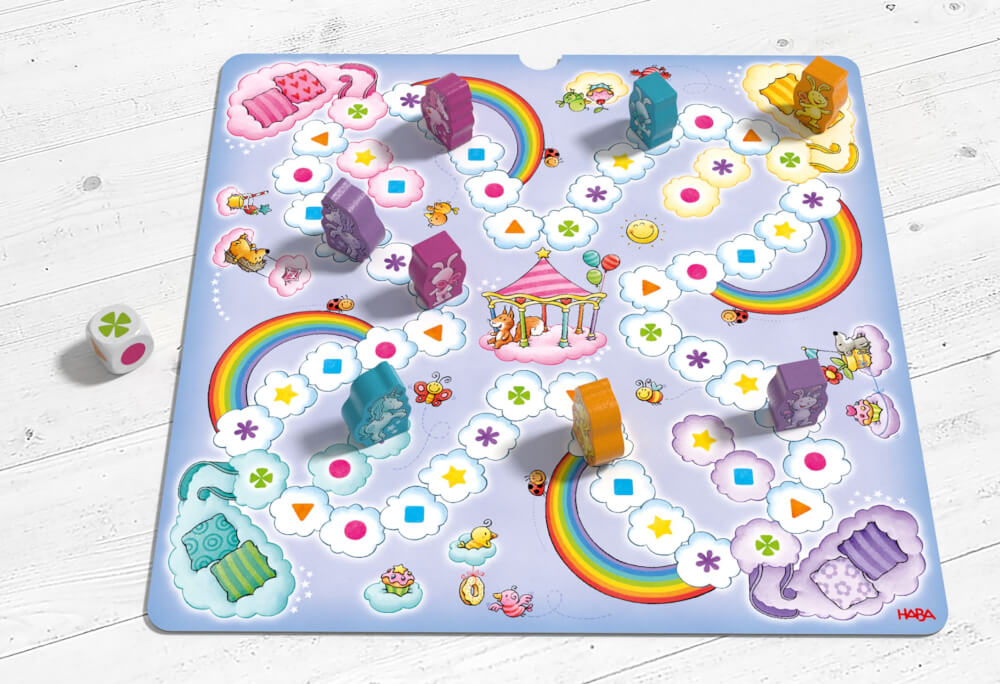 Gesellschaftsspiel HABA Einhorn Glitzerglück – Spielesammlung