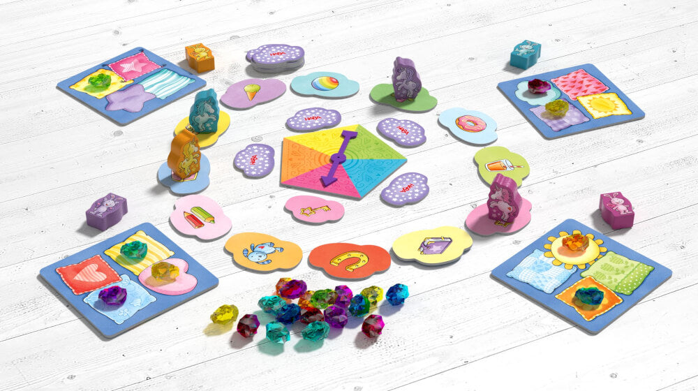 Gesellschaftsspiel HABA Einhorn Glitzerglück – Spielesammlung
