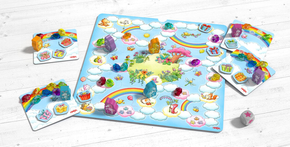 Gesellschaftsspiel HABA Einhorn Glitzerglück – Spielesammlung