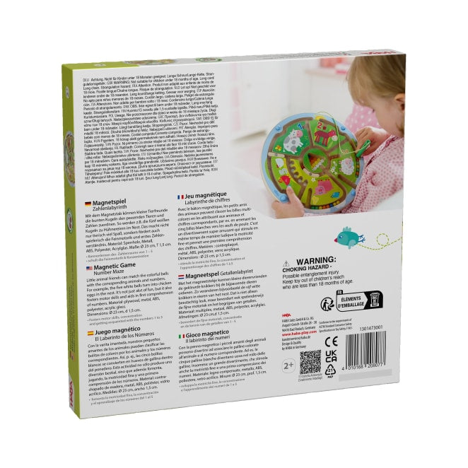 Magnetspiel HABA Magnetspiel Zahlenlabyrinth