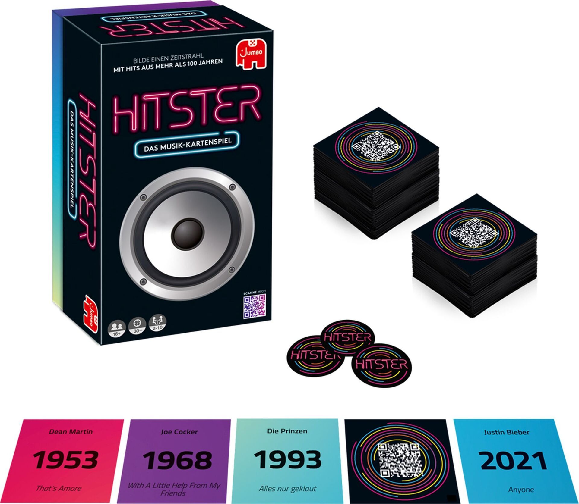 Gesellschaftsspiel Jumbo Spiele Hitster