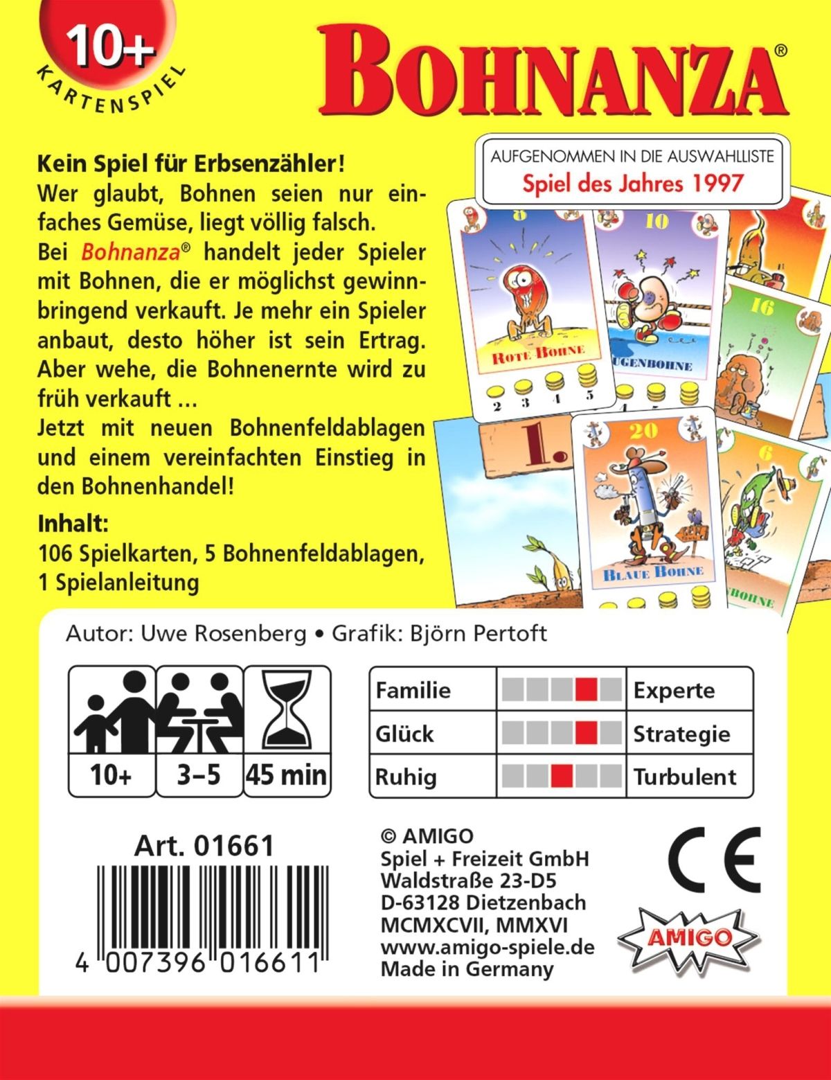 Kartenspiel Amigo Spiele Bohnanza