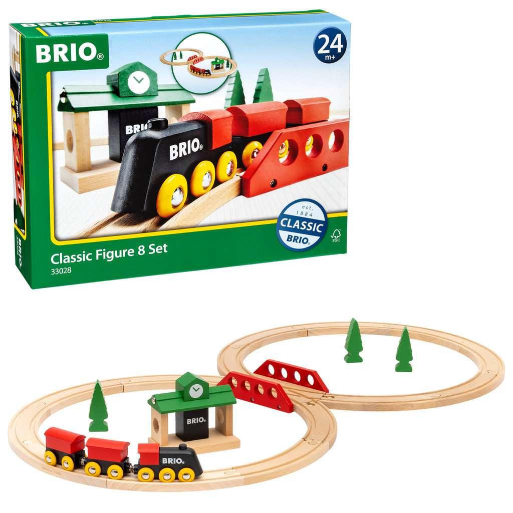 Holzeisenbahn Brio BRIO Bahn Acht Set - Classic Line