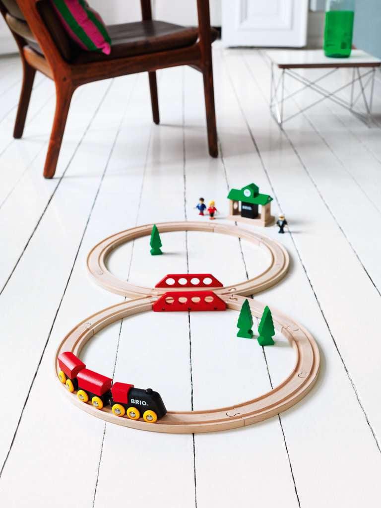 Holzeisenbahn Brio BRIO Bahn Acht Set - Classic Line