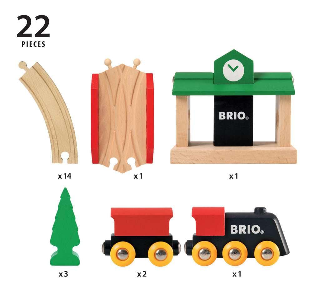 Holzeisenbahn Brio BRIO Bahn Acht Set - Classic Line