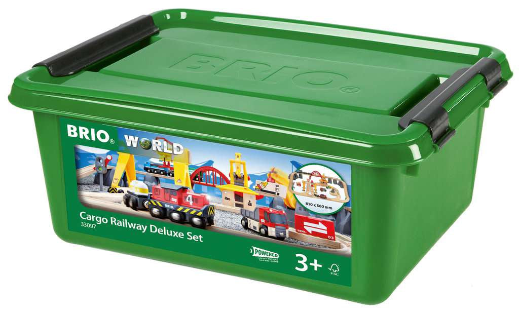Holzeisenbahn Brio BRIO Frachten Set Deluxe