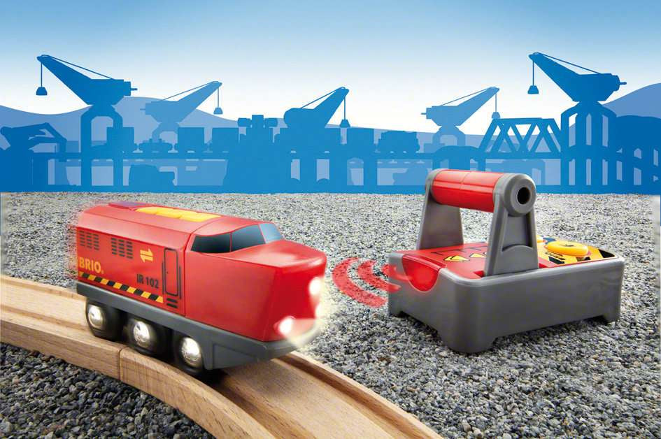 Holzeisenbahn Brio BRIO IR-Frachtlok