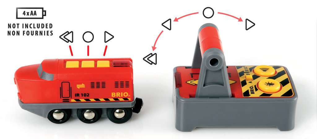 Holzeisenbahn Brio BRIO IR-Frachtlok