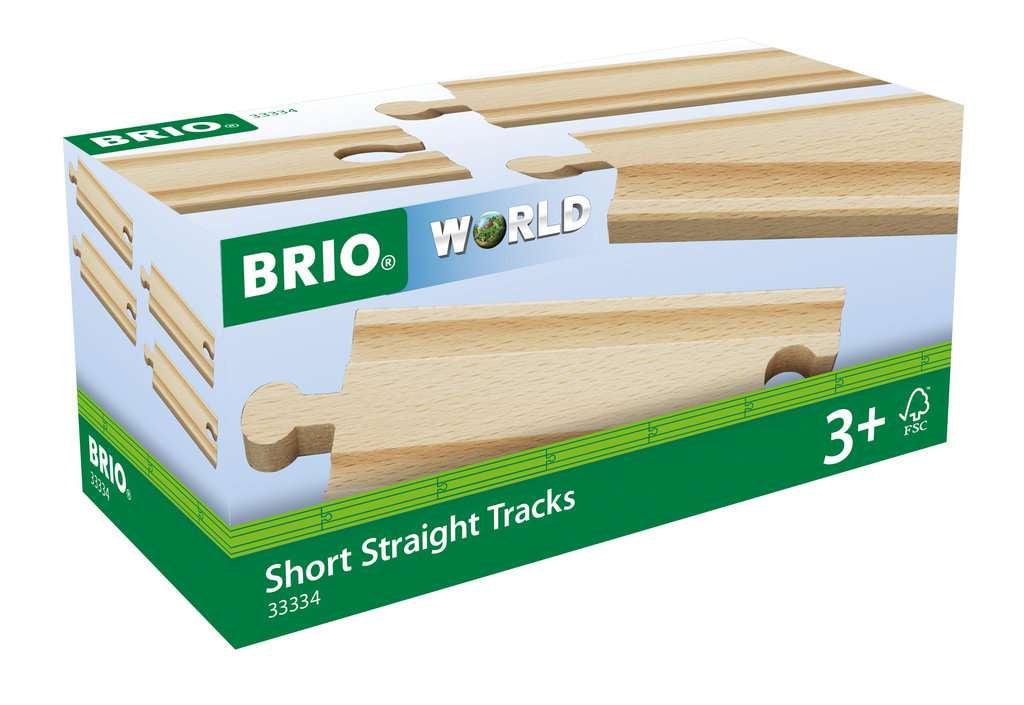 Holzeisenbahn Brio BRIO 1/2 Gerade Gleise (A1)