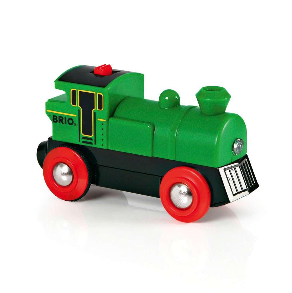 Holzeisenbahn Brio BRIO Speedy Green Batterielok