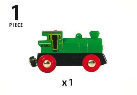 Holzeisenbahn Brio BRIO Speedy Green Batterielok