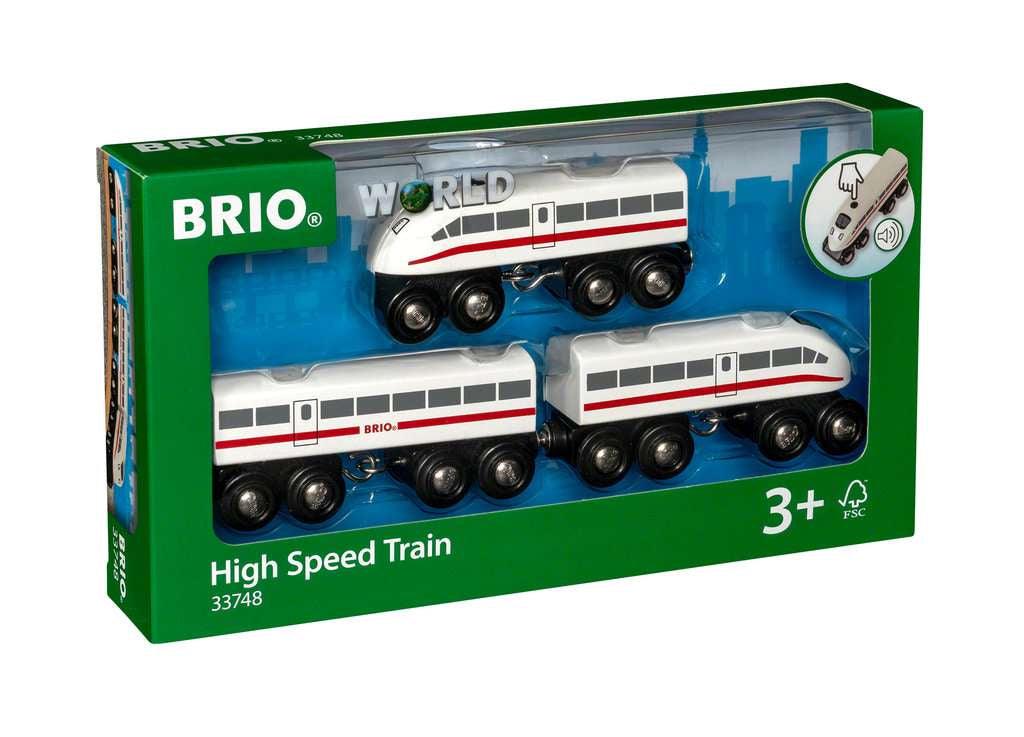 BRIO Schnellzug mit Sound, Holz,3teilig - WELTENTDECKER