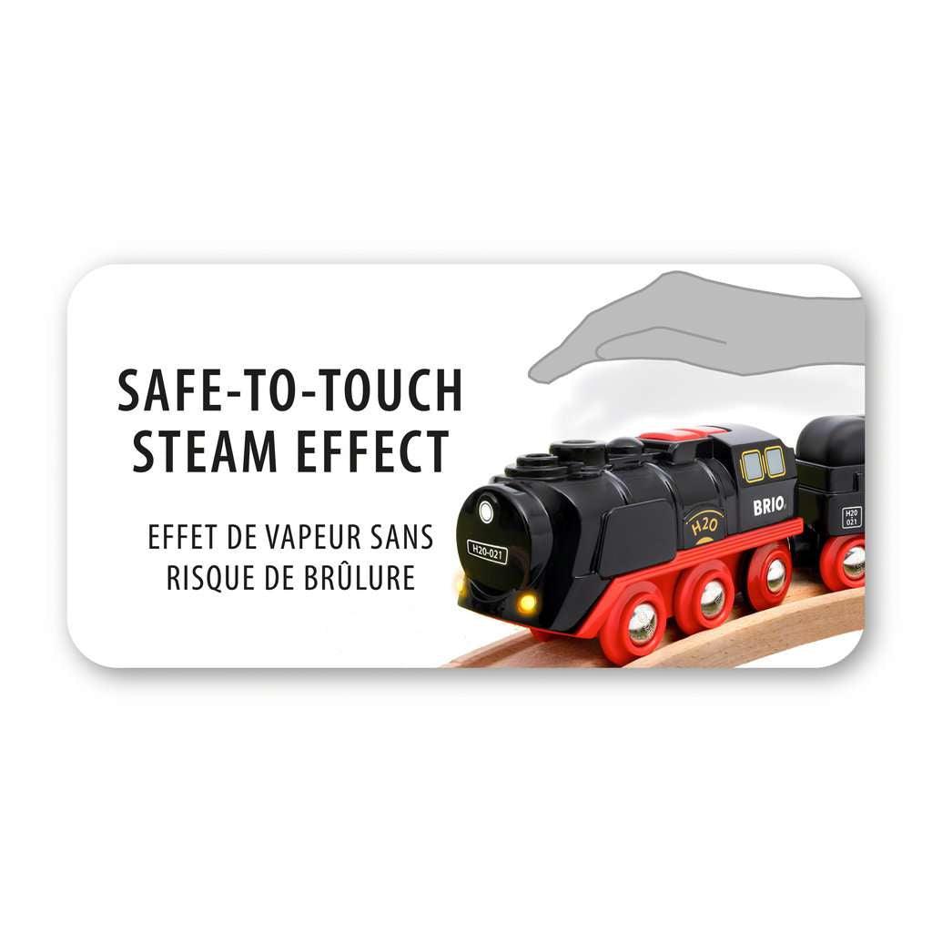 Holzeisenbahn Brio BRIO Batterie-Dampflok mit Wassertank