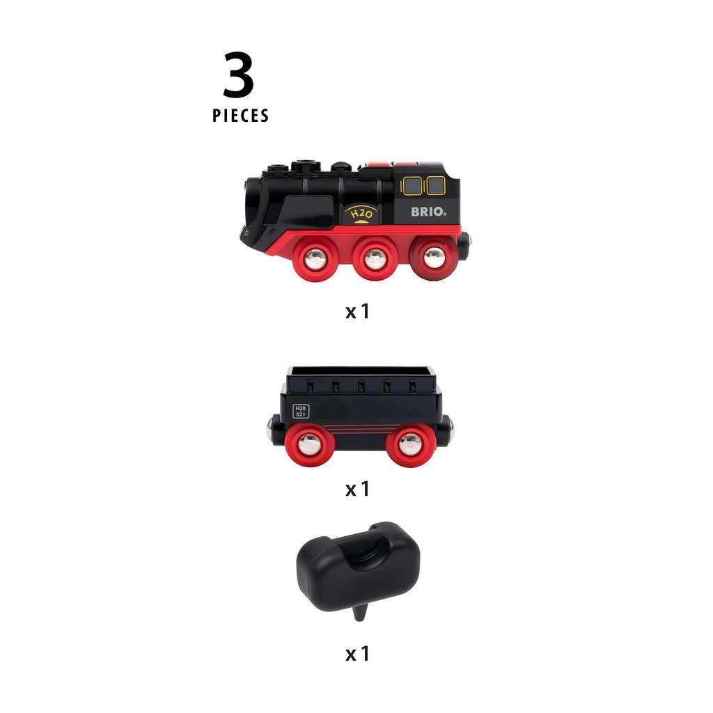 Holzeisenbahn Brio BRIO Batterie-Dampflok mit Wassertank