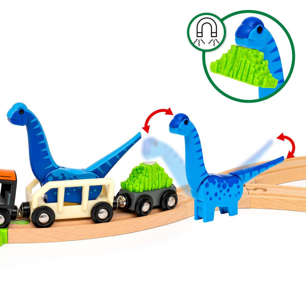 Holzeisenbahn Brio BRIO Dinosaurier Deluxe Set