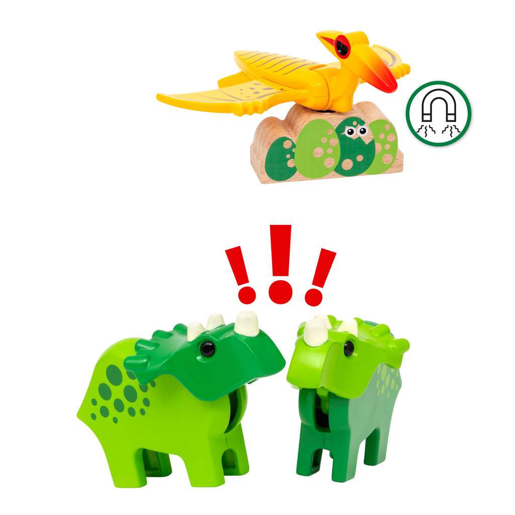 Holzeisenbahn Brio BRIO Dinosaurier Deluxe Set