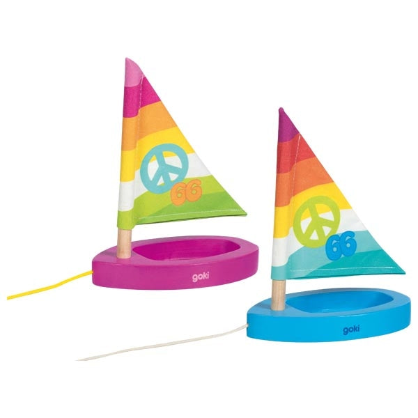 Badespiele goki Pfützenschiffchen Bunte Brise, schwimmfähig