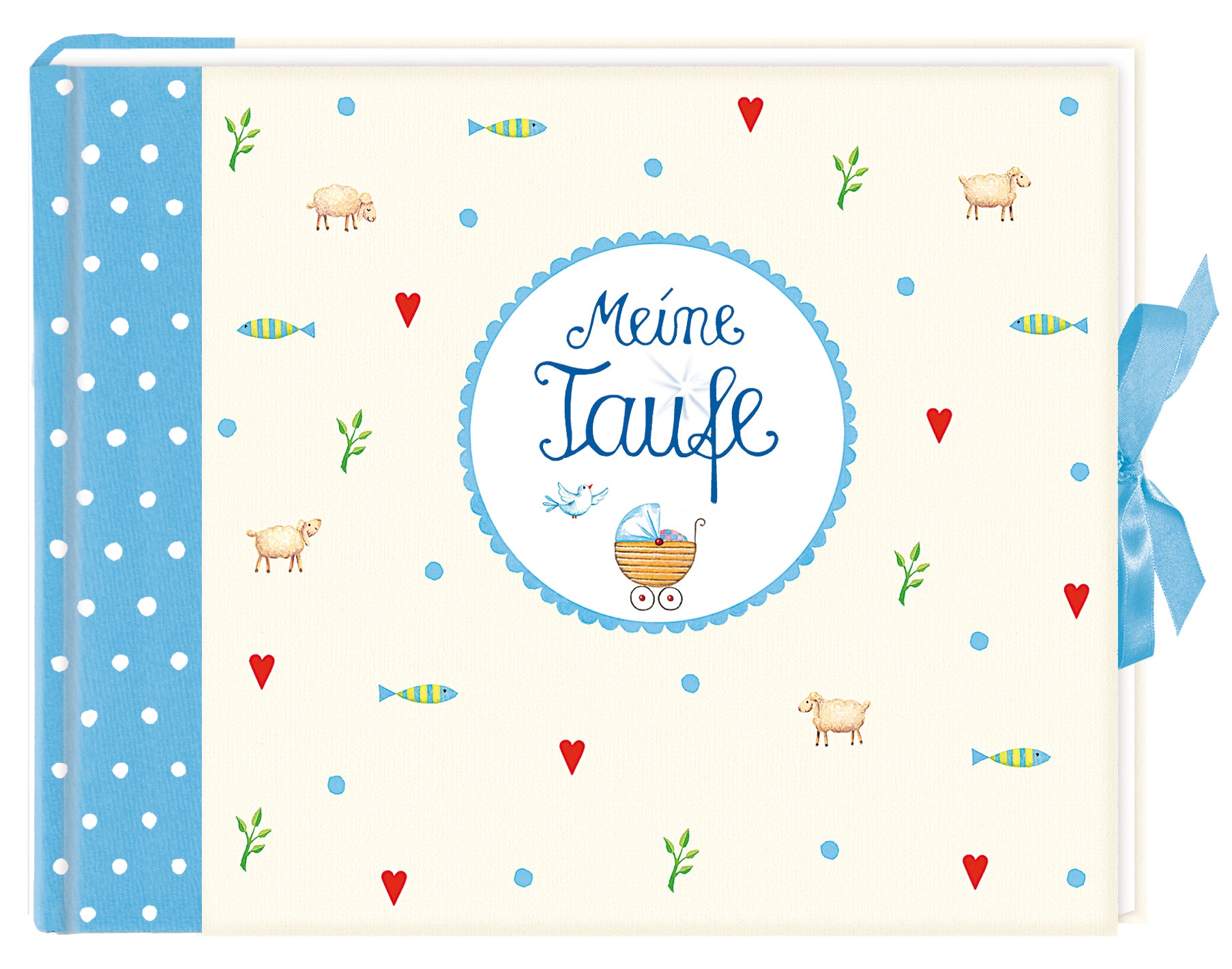 Eintragbuch Coppenrath Verlag Eintragalbum - Meine Taufe, hellblau