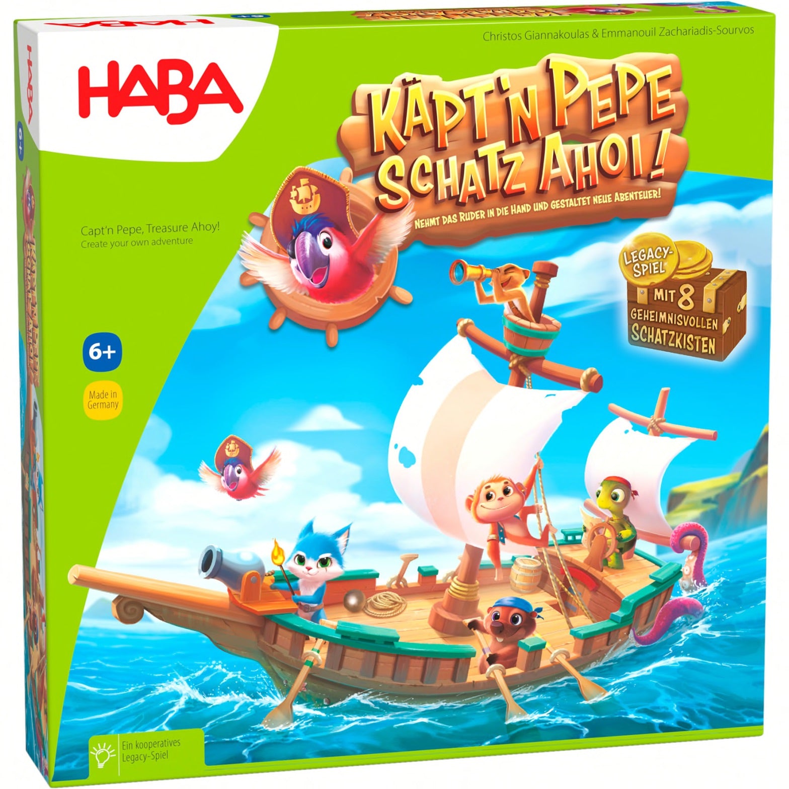 Gesellschaftsspiel HABA Käpt’n Pepe, Schatz ahoi!