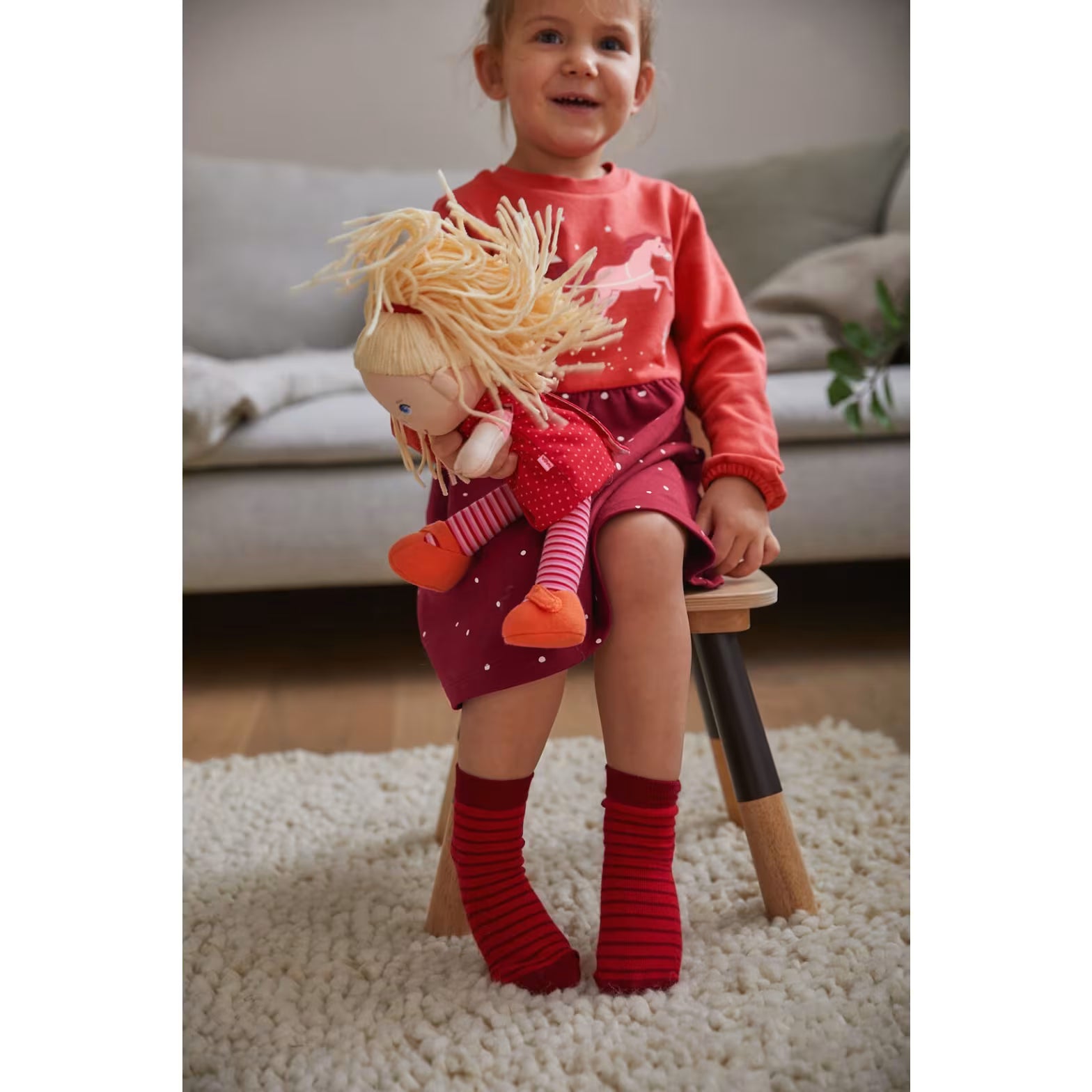 Puppen HABA Stoffpuppe Annelie, 30 cm