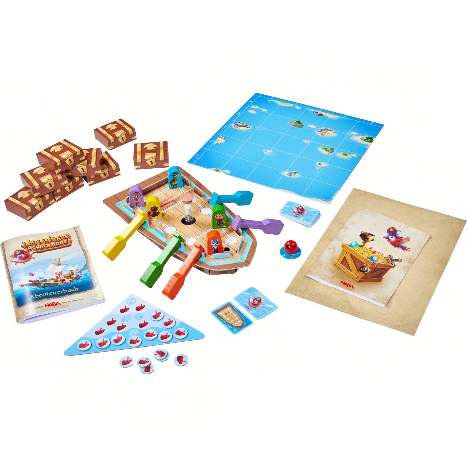Gesellschaftsspiel HABA Käpt’n Pepe, Schatz ahoi!