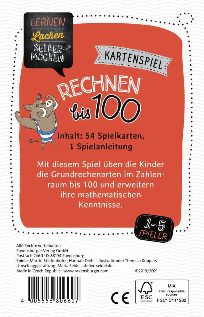 Spiel Ravensburger Lernen Lachen Selbermachen: Rechnen bis 100