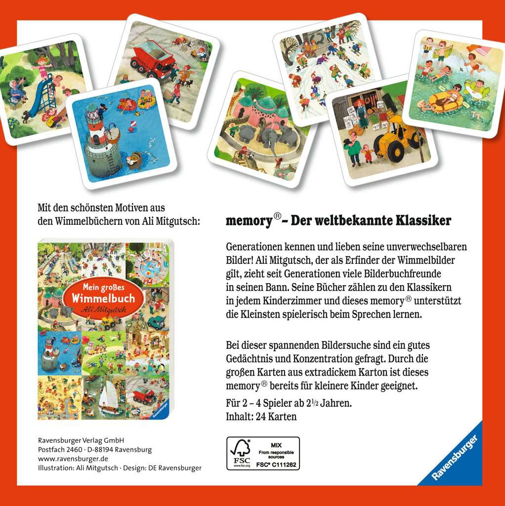 Spiel Ravensburger Meine schönsten Wimmelbilder memory®