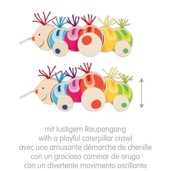 Nachziehen & Schieben goki Ziehtier Raupe Papilio