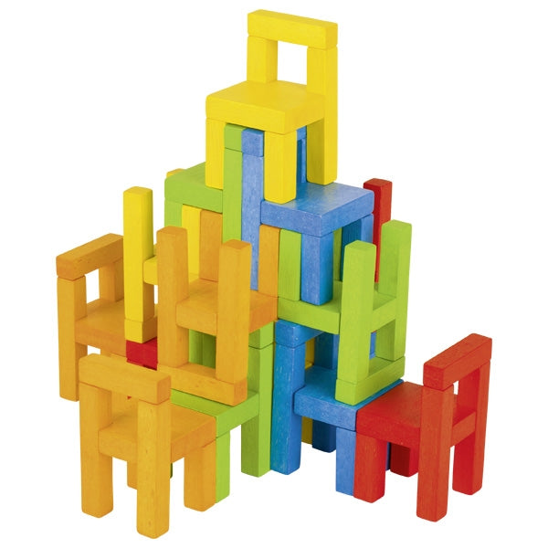 Gesellschaftsspiel goki Balancier- & Stapelspiel Stühle