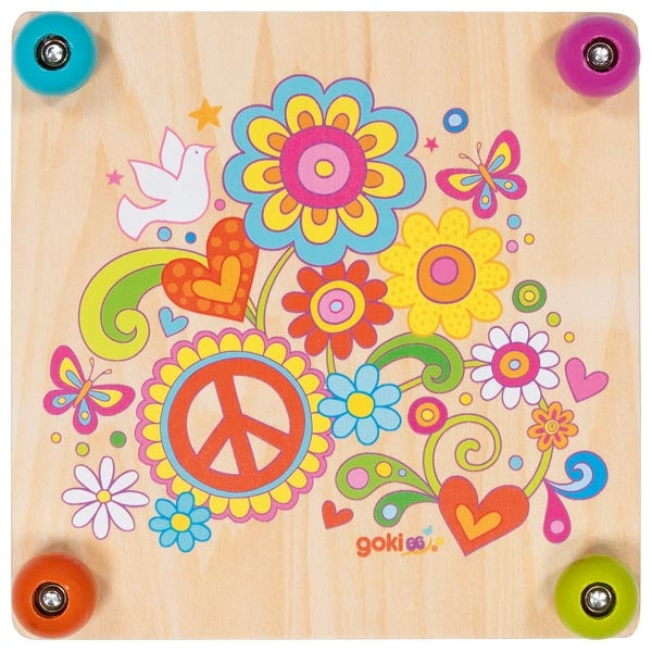 Lernspiel goki Blumenpresse Flower Power