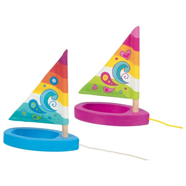 Badespiele goki Pfützenschiffchen Bunte Brise, schwimmfähig